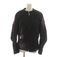 ジョーロケット Joe Rocket レーシングジャケット アウター M 黒 ブラック 刺繍 長袖 /RR