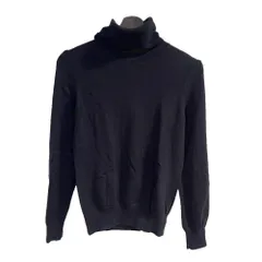 グリーンレーベルリラクシング ユナイテッドアローズ green label relaxing ニット タトルネック 長袖 40 紺 ネイビー ■GY99