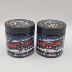 MANIC PANIC Shocking Blue マニックパニック ショッキングブルー 新品未使用 2個 118ml ヘアカラー ブルー マニパニ 【12214-6】のサムネイル