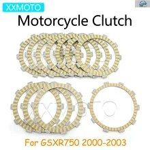 スズキ GSXR750 GSX R750 2000 - 03 用モーターサイクルクラッチプレートフリクションディスクキット GSX-R750 アクセサリー
