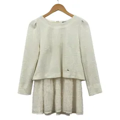 TO BE CHIC(トゥービーシック) ワンピース サイズ40 M レディース美品  白