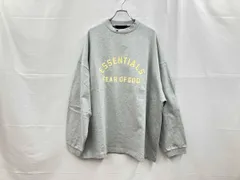 ESSENTIALS エッセンスシャルズ ロゴスウェット FEAR OF GOD コットン100% L グレー 通年