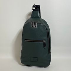 2605-252｜コーチ ボディバッグ レザー ダークブラウン - メルカリ