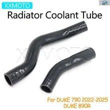 DUKE790 2022-2024 2025 DUKE890R 890 R DUKE 790 890R オートバイ用ラジエーターホース、ウォータークーラントチューブ、シリコンパイプ、