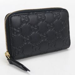 ◇激レア美品◇グッチ キャットヘッド×シマレザー コンパクト折り財布