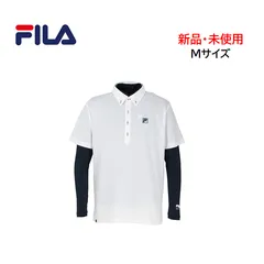 FILA フィラ 789-500 インナーセットシャツ 吸水速乾 UVカット ポロシャツ ホワイト サイズM