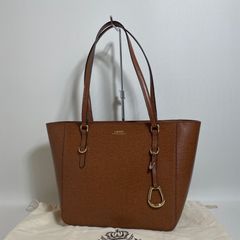 極美品✨ L.R.L ローレンラルフローレン レザー トートバッグ ゴールド