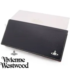 【国内正規品 未使用】ヴィヴィアンウエストウッド Vivienne Westwood 長財布 ロングウォレット インサイドカラー フラップ かぶせ 牛革 レザー 専用箱  VW217のサムネイル