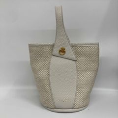 GIANNI CHIARINI スーパーライトM シルバー トートバッグ【美品