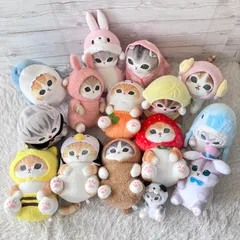 美品 mofusand モフサンド ぬいぐるみ 大量まとめ売り 15点セット サメにゃん  マスコット 15