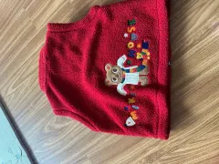 ミッキーハウス クマ レッド ベスト 80 85サイズ