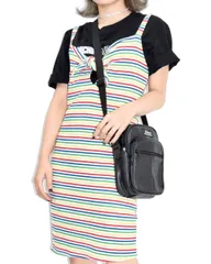 Colorful Stripes Ribbon Cami-Onepieceのサムネイル