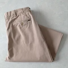 ■古着 Polo by Ralph Lauren ポロバイラルフローレン ポロチノ ツイルパンツ CLASSIC FIT ベージュ W36L32【L6000】