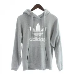 アディダスオリジナルス adidas originals パーカー ジャケット 上着 M グレー 長袖 フード付き ロゴプリント /AP