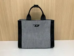 DIESEL ディーゼル ハンドバッグ ショルダーバッグ 2WAY ラメデニム シルバー系 通年