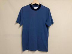 美品 メゾンマルジェラ コットンクルーネックステッチTシャツ 