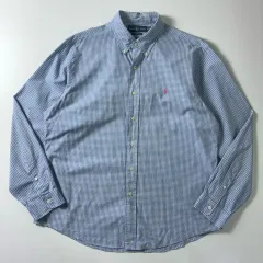 POLO ポロ ラルフローレン 刺繍 コットン シャツ チェック柄