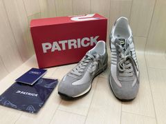 新品未使用パトリックスニーカー 530632 ネイビー グレーPATRICK37 