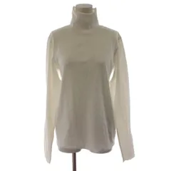 アンフィーロ UNFILO 23AW ニット カットソー 長袖 ハイネック カシミヤ混 XL 白 ホワイト /AN58