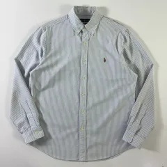 POLO ラルフローレン 新モデル 刺繍 コットン ストライプ シャツ
