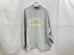 ESSENTIALS エッセンスシャルズ ロゴスウェット FEAR OF GOD コットン100%  M グレー 通年