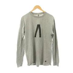 ザノースフェイス THE NORTH FACE TEK TEE Tシャツ XL グレー 長袖 グラフィックプリント ラウンドネック NT37613 /JP