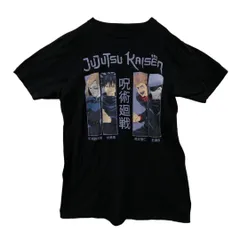 呪術廻戦 メンズ Tシャツ M アニメ 半袖 カジュアル キャラ 黒【3309】
