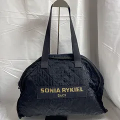 ソニアリキエル SONIA RYKIEL   キルティングボストン ショルダー バッグ 鞄 【擦れ有】S