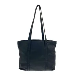 PRADA / プラダ | ナイロン ロゴ刺しゅうトートバッグ | ブラック | レディース