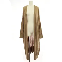 ミューズ ドゥーズィエム クラス MUSE de Deuxieme Classe 20SS Shake code Vネック ロング カーディガン 20080500430110 ニット 長袖 F 茶 ライトブラウン /☆G