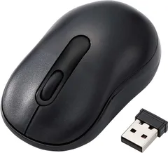 エレコム ワイヤレスマウス M-DY10DRSKBK 静音 抗菌 3ボタン Sサイズ ブラック