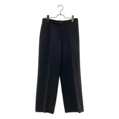 CHANEL / シャネル | ココマークボタン スラックス パンツ / 総裏地 | 38 | チャコールブラック系 | レディース