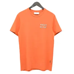 AMI Alexandre Mattiussi　アミアレクサンドルマテュッシ　SALUT CA VA T SHIRT　メッセージプリントＴシャツ　E18J161．71　8054000214594のサムネイル