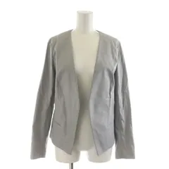 セオリー Theory ノーカラージャケット 0 グレー /RR