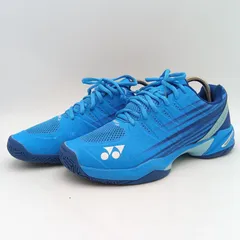 YONEX ヨネックス パワークッションチームワイドAC テニスシューズ メンズ 25.5cm 青 ブルー SH2308 F-14-8