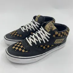 【中古】VANS Half Cab VN0A348EU76 スニーカー 27cm ブラック ブラウン ヴァンズ[10]