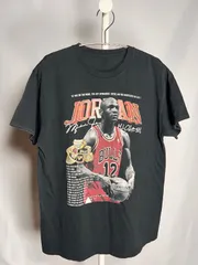 マイケルジョーダン 00s NBA 背番号12 Tシャツ y2k 似顔絵 シカゴブルズ ビンテージ ヴィンテージ 当時物 フォトT　バスケットボール