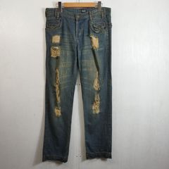 デカサイ Gohemp デニム ベンダーリブパンツ 34サイズ - メルカリ