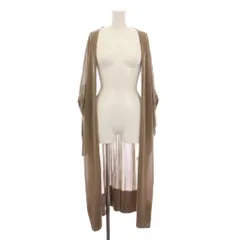 ミューズ ドゥーズィエム クラス MUSE de Deuxieme Classe 20SS Shake code Vネック ロング カーディガン ニット 羽織り 長袖 ブラウンベージュ 20080500430110 /YM