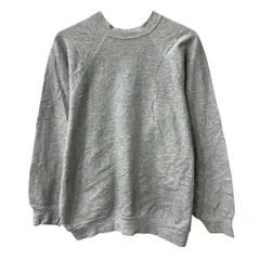 90s～ USA製 Tultex 無地スウェット トレーナー L グレー タルテックス プルオーバー 90年代 無地 シンプル ラグラン 春秋物 a804-5810のサムネイル