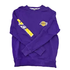 186001 現状品 XLARGE エクストララージ レイカーズ　スウェット　ニューエラ　 パープルのサムネイル