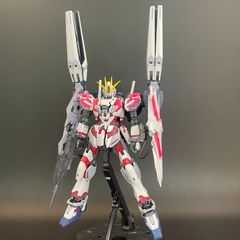 ナラティブガンダム C装備 ミキシング 塗装品 組み立て済み ジャンク品