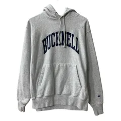 Champion REVERSE WEAVE プリントスウェット パーカー M グレー チャンピオン リバースウィーヴ 復刻 カレッジ 秋物 a804-5841