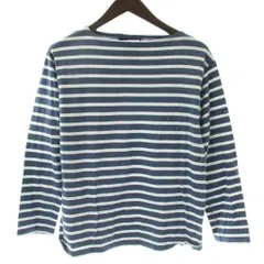 セントジェームス SAINT JAMES カットソー F ネイビー ボーダー柄 長袖 ボートネック /NS