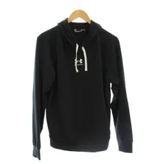 アンダーアーマー UNDER ARMOUR XL 黒 無地 フード付き 長袖 /JP
