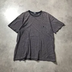 GQ5242◇Polo by RalphLauren : 90's ボーダー柄Tシャツ◇L◇ポロラルフローレン Y2K Old