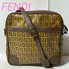 希少　フェンディ　ペカン柄　カメラバッグ　ショルダーバッグ　4448 FENDI】フェンディ『ペカン柄 スモール クロスボディバッグ』7VA456