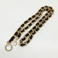 EMILIO PUCCI エミリオプッチ チェーンベルト ゴールド ブラック