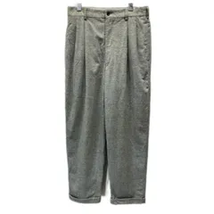 【中古】　COMME des GARCONS HOMME　スラックス　80s vintage　80年代　ウールパンツ　ボトムス　無地　ジップフライ　ツータック　AD1989　日本製　ドメスティック　古着　/1156のサムネイル