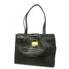 ★SALE【6ce6357】サルヴァトーレフェラガモ ショルダーバッグ ヴァラ レザー ブラック ゴールド金具【中古】レディース